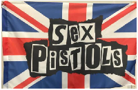 Флаг группы Sex Pistols 90х135 см Флаг группы Sex Pistols 90х135 см