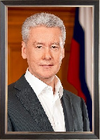 Портрет Собянина С. С. 35х50 см, рама под орех