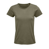 Футболка женская "CRUSADER WOMEN", хаки, S, 100% органический хлопок, 150 г/м2