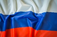 Флаг России 150х225 см односторонний, атлас 4+0 Флаг России 150х225 см односторонний, атлас 4+0