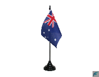 Настольный флажок Австралии 15х22 см Настольный флажок Австралии 15х22 см