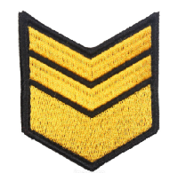 Шеврон по годам службы (годовка) 7 лет службы (выслуги лет), 6х7 см