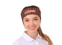 Кокошник Гжель с полной запечаткой "Масленица"