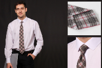 Галстук Райт на фурнитуре мужской, с полной запечаткой