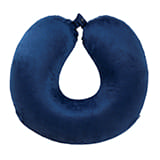 Подушка дорожная  "SOFT"; memory foam, микрофибра синий Подушка дорожная  "SOFT"; memory foam, микрофибра синий