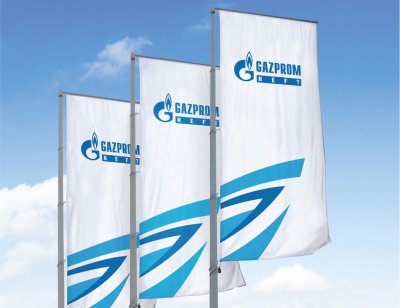 Флаг сетка, шелк 150*400 см